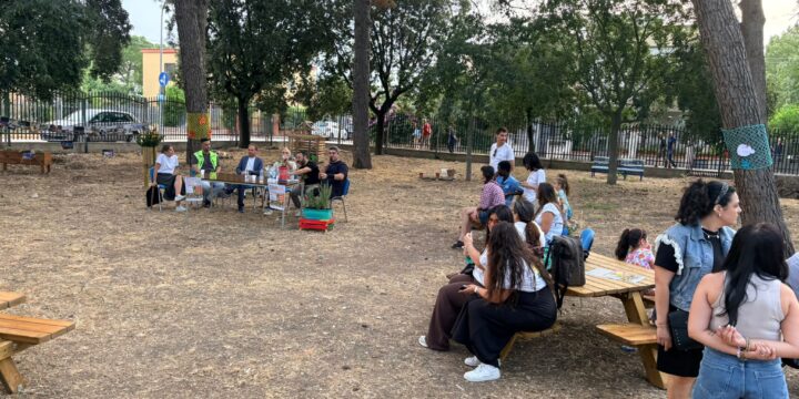 La Villa Comunale di Borgo Mezzanone rigenerata dalla comunità con “Stazione di Posta”