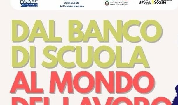 “DesTEENazione Foggia”, dal banco di scuola al mondo del lavoro per ragazzi dai 16 ai 21 anni