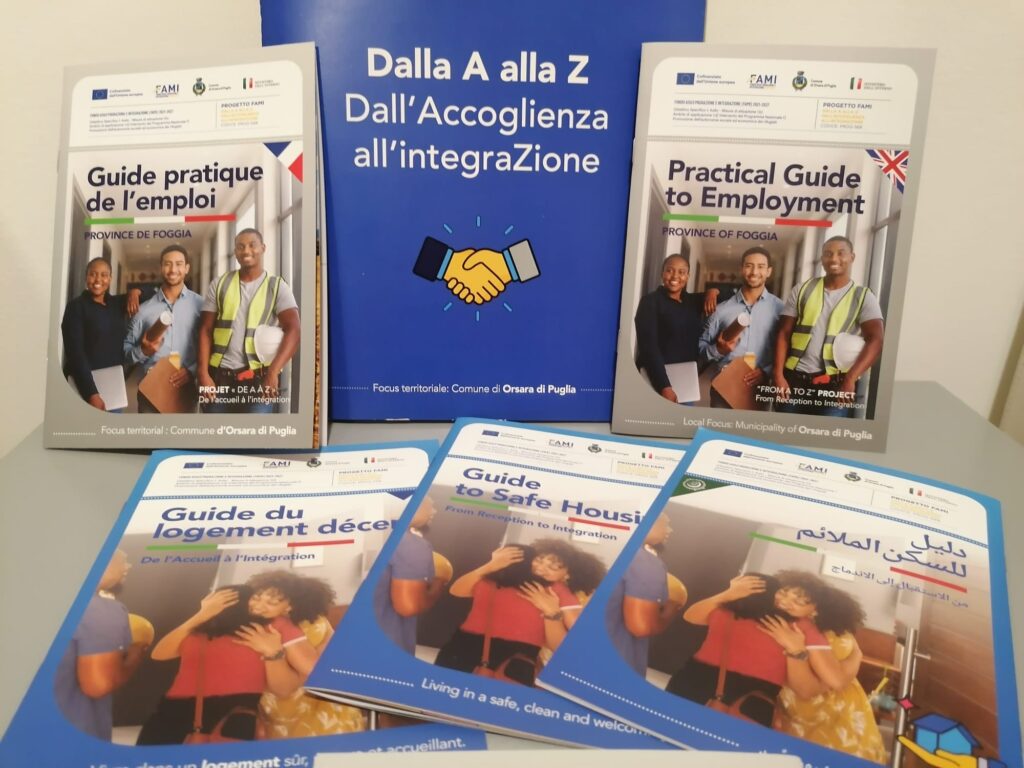 “Dalla A alla Z”, disponibili in lingua francese, araba e inglese le guide al Lavoro e all’Abitare